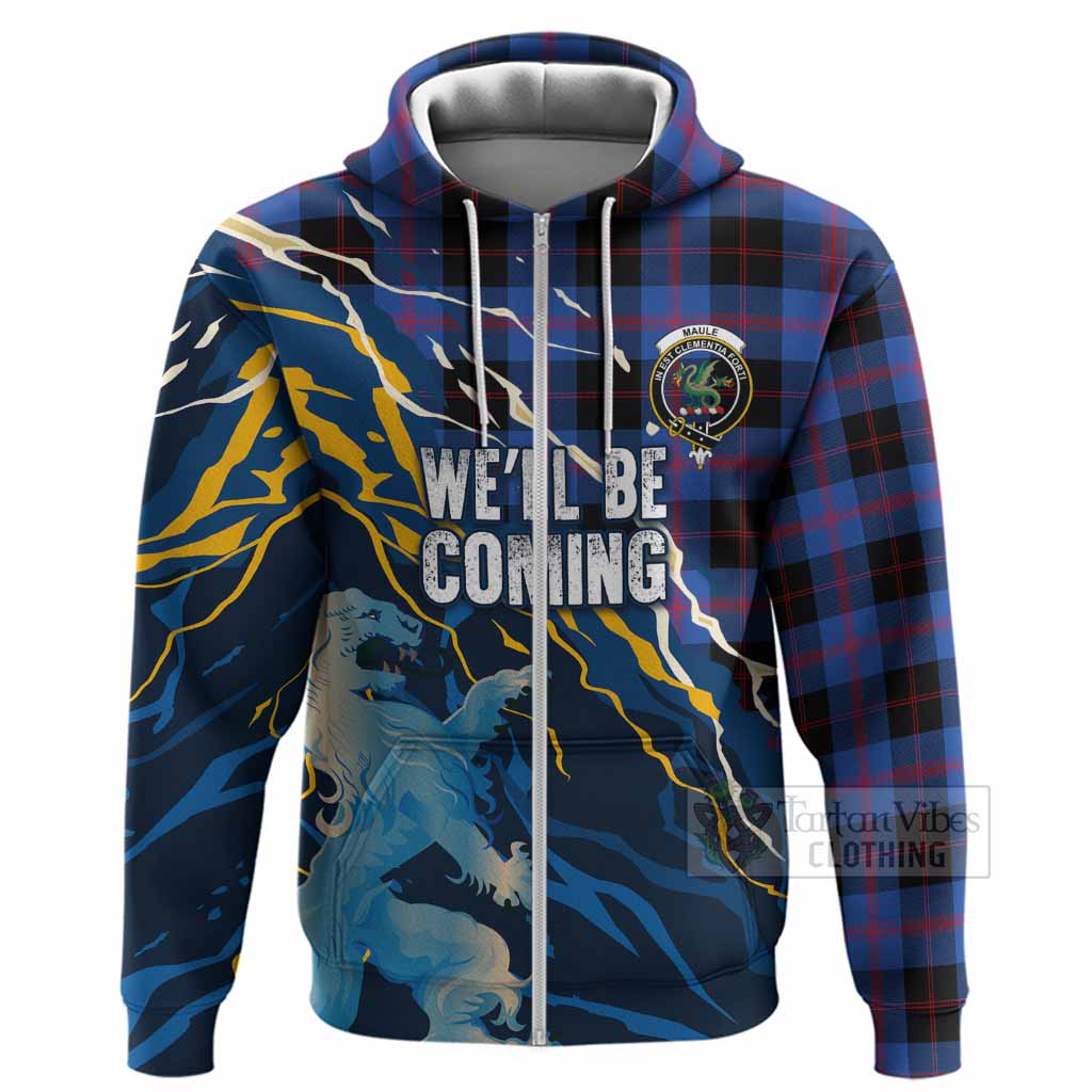 Maule Scotland Tartan Hoodie WC2026 Football - We'll Be Coming