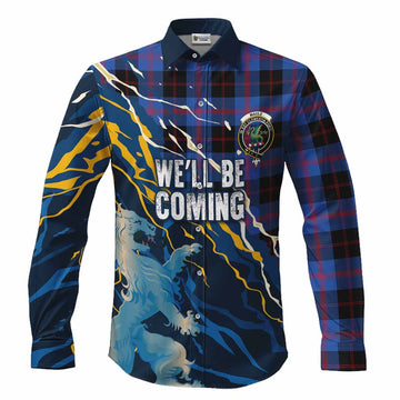 Maule Scotland Tartan Long Sleeve Button Shirts WC2026 Football - We'll Be Coming