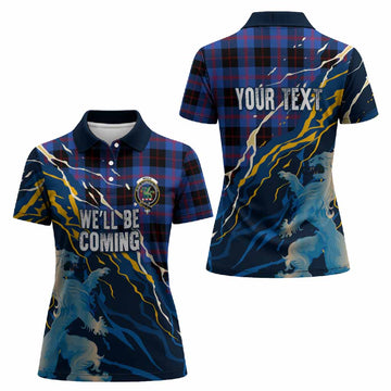 Maule Scotland Tartan Women Polo Shirt WC2026 Football - We'll Be Coming