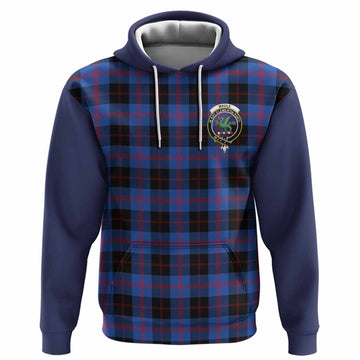Maule Tartan Accent Hoodie with Family Crest