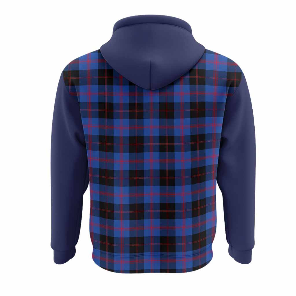 Maule Tartan Accent Hoodie with Family Crest