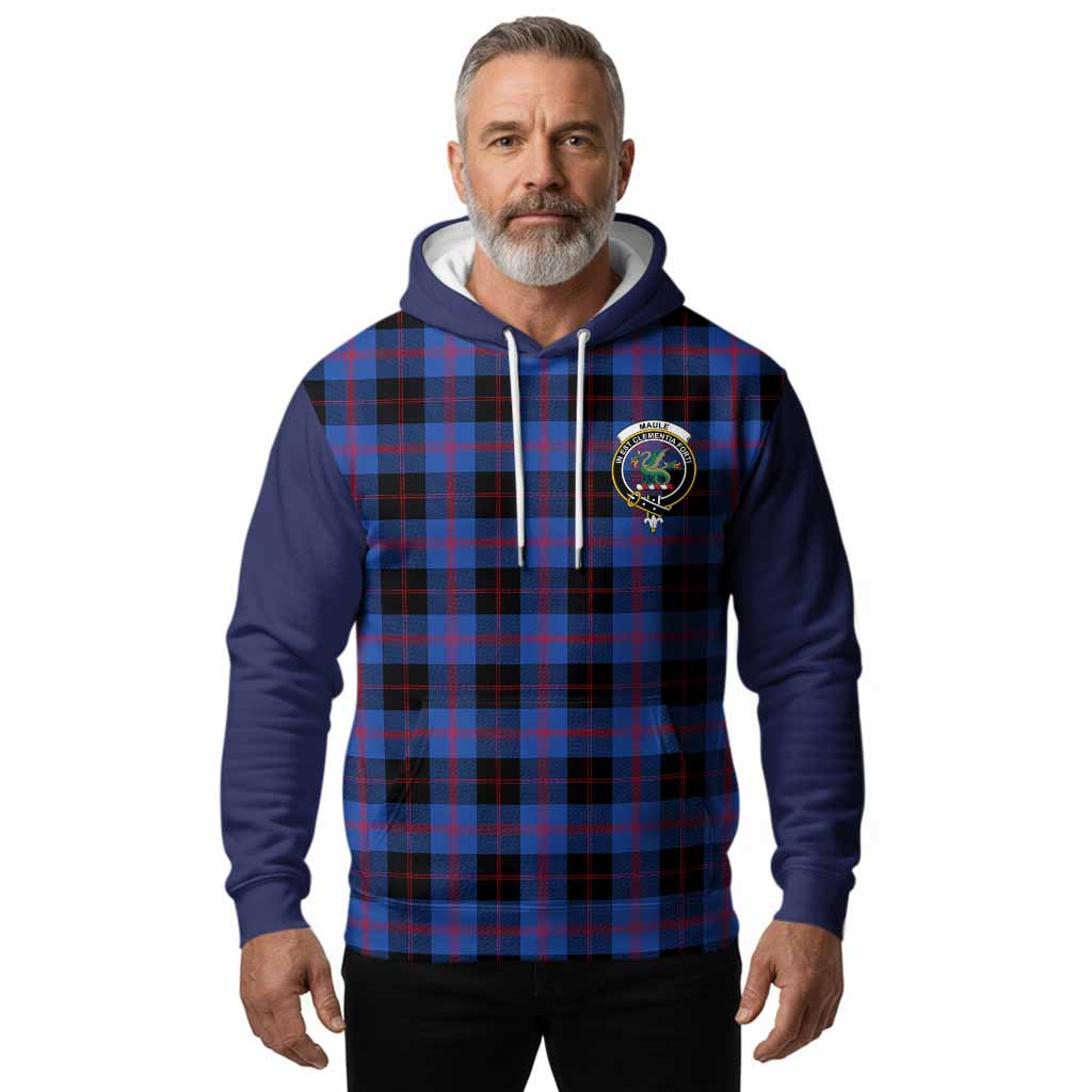 Maule Tartan Accent Hoodie with Family Crest