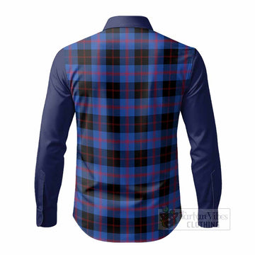 Maule Tartan Accent Long Sleeve Button Shirts with Family Crest