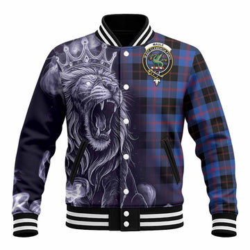 Maule Tartan Baseball Jacket Roaring Lion Heritage