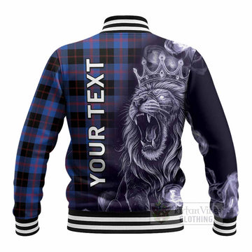 Maule Tartan Baseball Jacket Roaring Lion Heritage