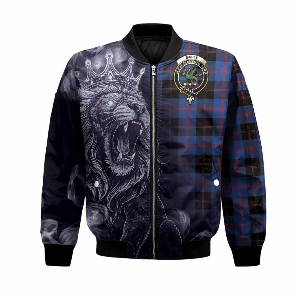 Maule Tartan Bomber Jacket Roaring Lion Heritage