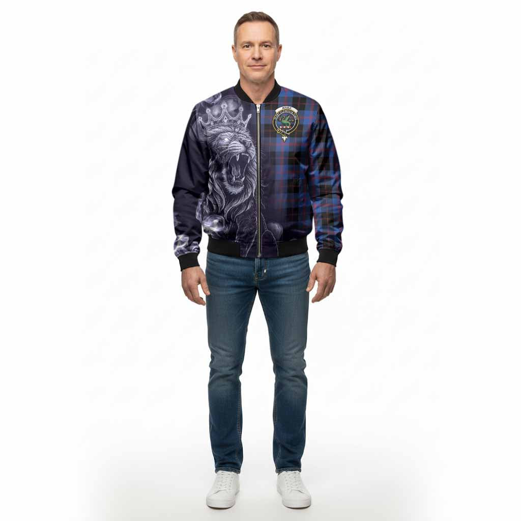 Maule Tartan Bomber Jacket Roaring Lion Heritage