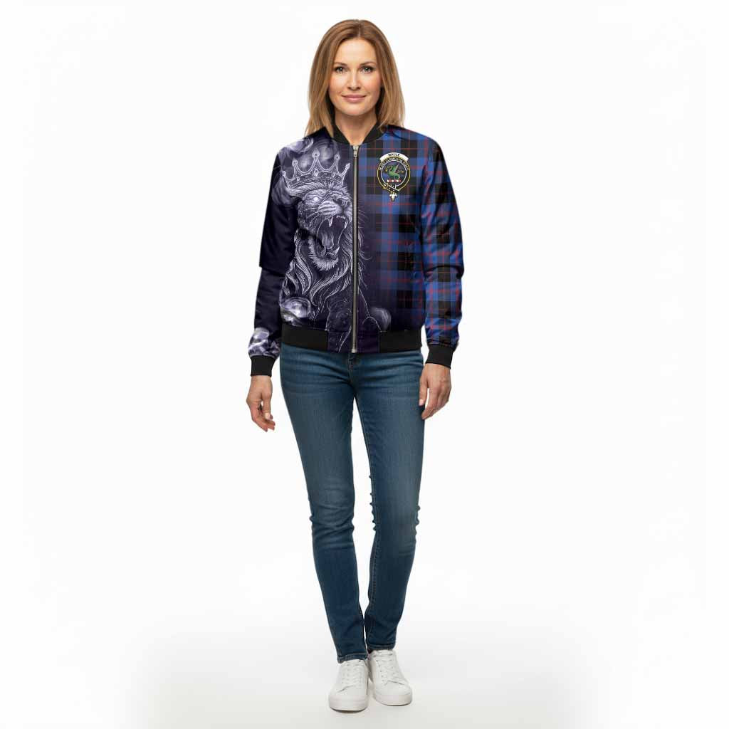 Maule Tartan Bomber Jacket Roaring Lion Heritage