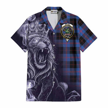 Maule Tartan Cotton Hawaiian Shirt Roaring Lion Heritage
