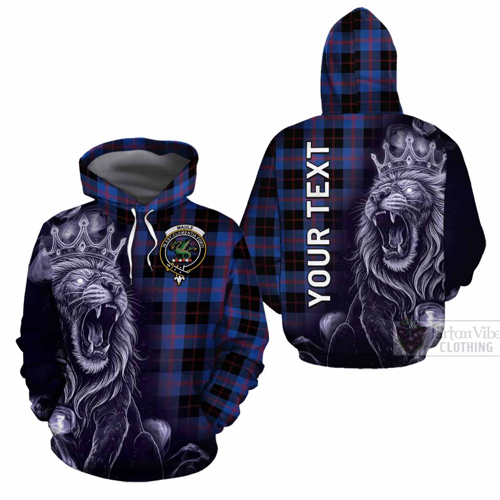 Maule Tartan Cotton Hoodie Roaring Lion Heritage