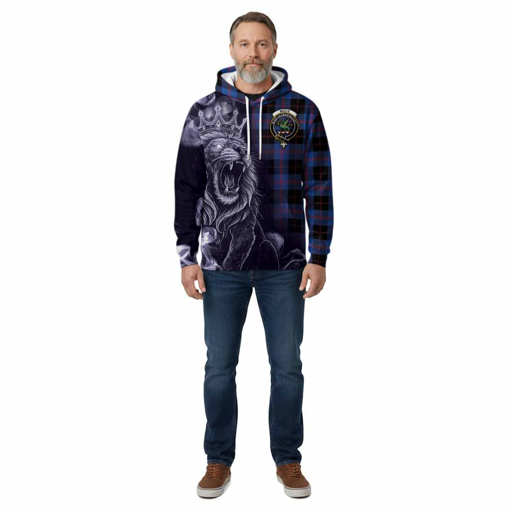 Maule Tartan Cotton Hoodie Roaring Lion Heritage