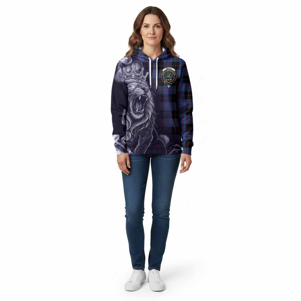 Maule Tartan Cotton Hoodie Roaring Lion Heritage