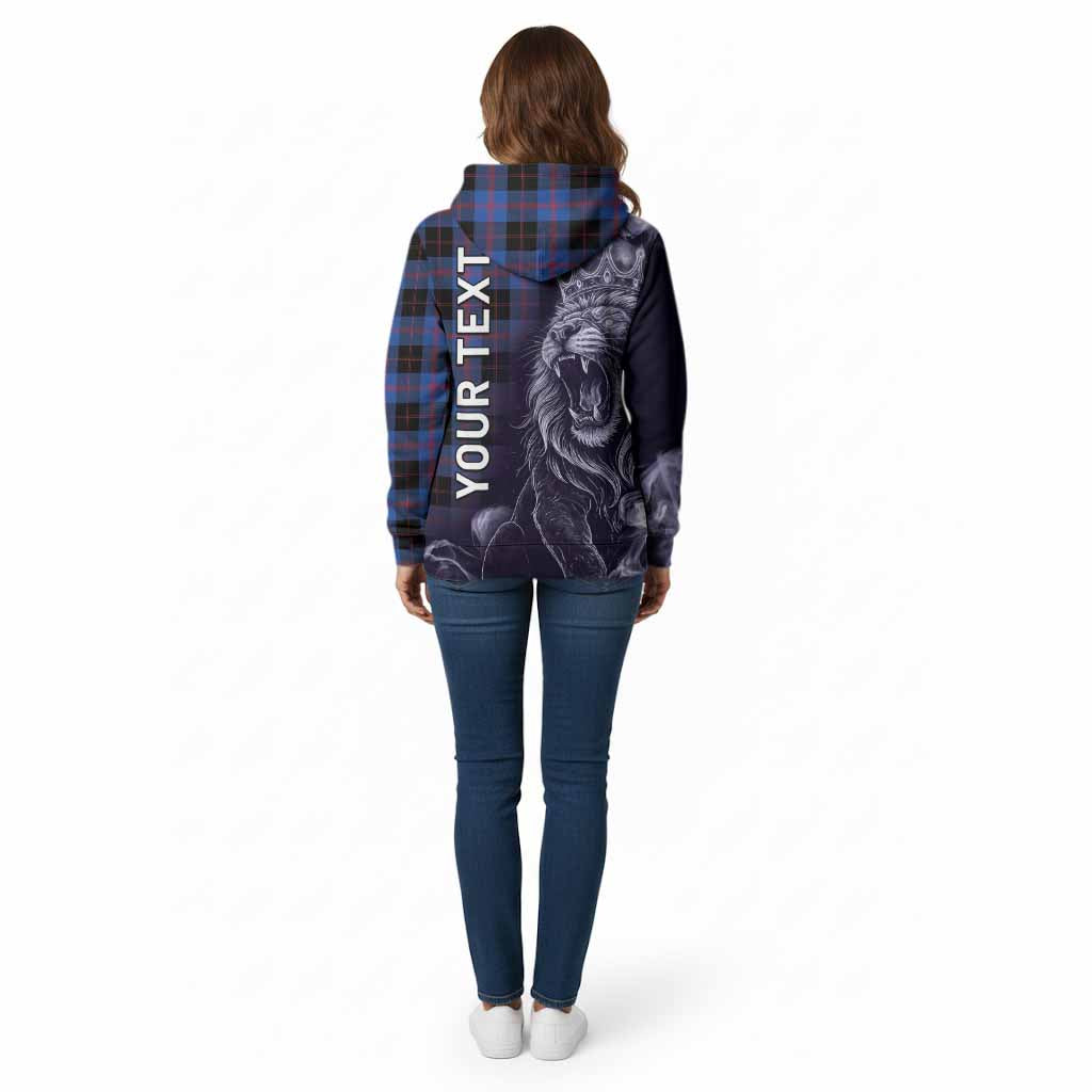Maule Tartan Cotton Hoodie Roaring Lion Heritage