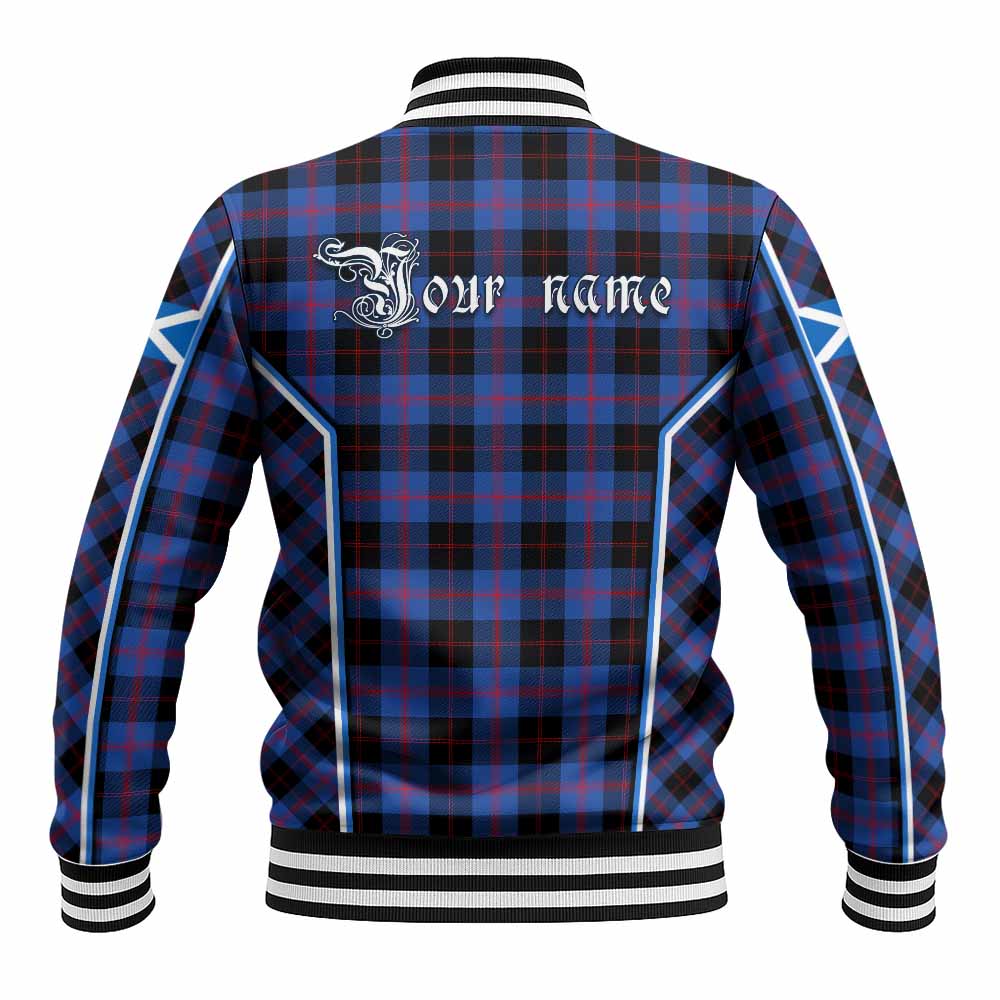 Maule Tartan Crest Baseball Jacket Scotland Coat of Arm Flag Style - Tartan Vibes Clothing