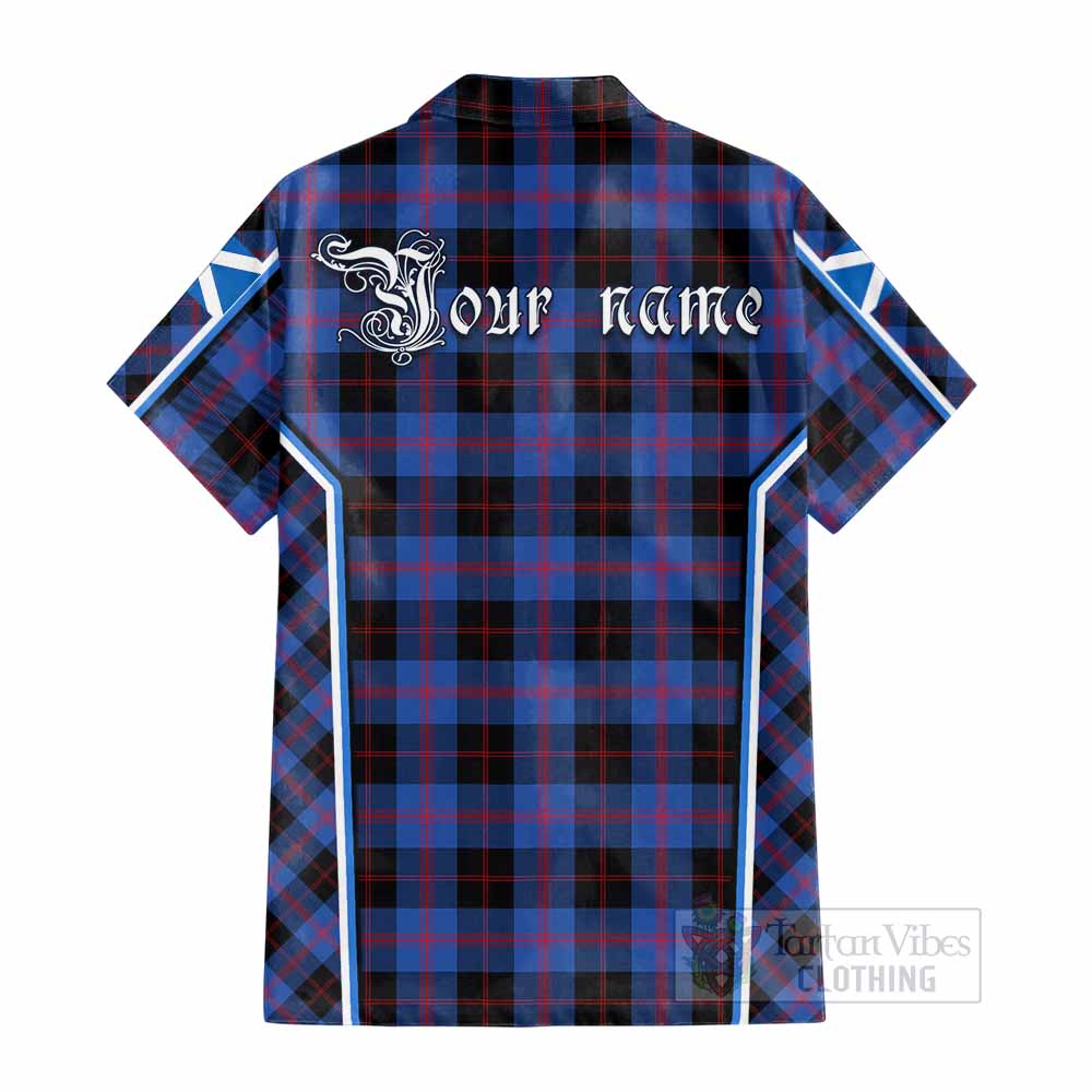 Maule Tartan Crest Cotton Hawaiian Shirt Scotland Coat of Arm Flag Style - Tartan Vibes Clothing