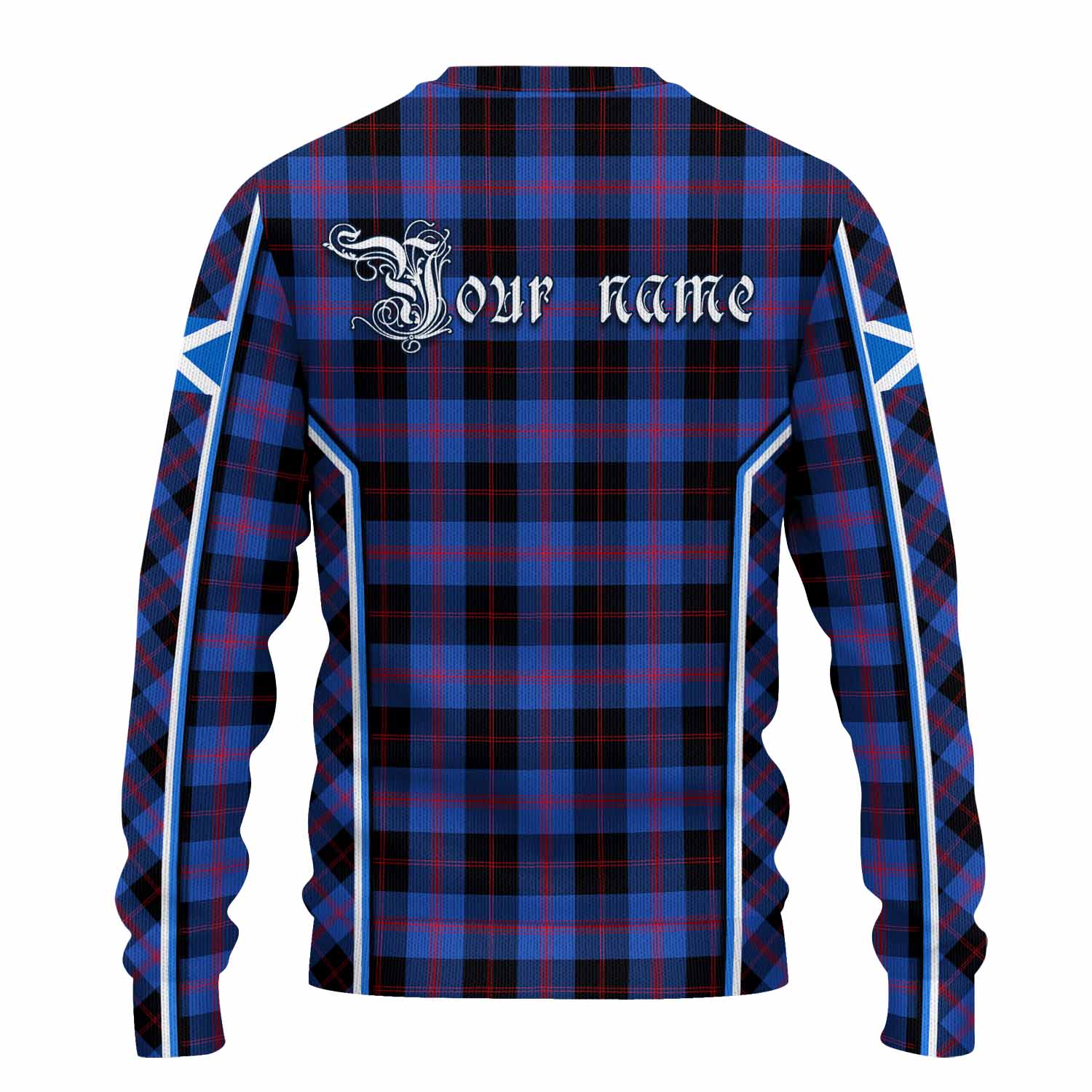 Maule Tartan Crest Knitted Sweater Scotland Coat of Arm Flag Style - Tartan Vibes Clothing