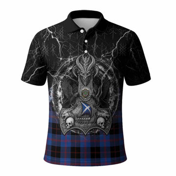 Maule Tartan Crest Polo Shirt Celtic Odin's Raven Legacy