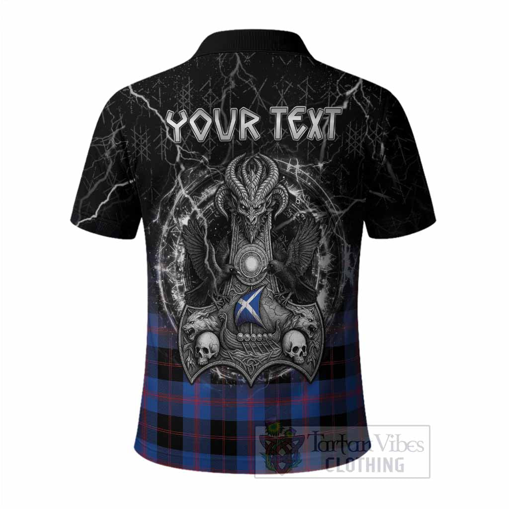 Maule Tartan Crest Polo Shirt Celtic Odin's Raven Legacy