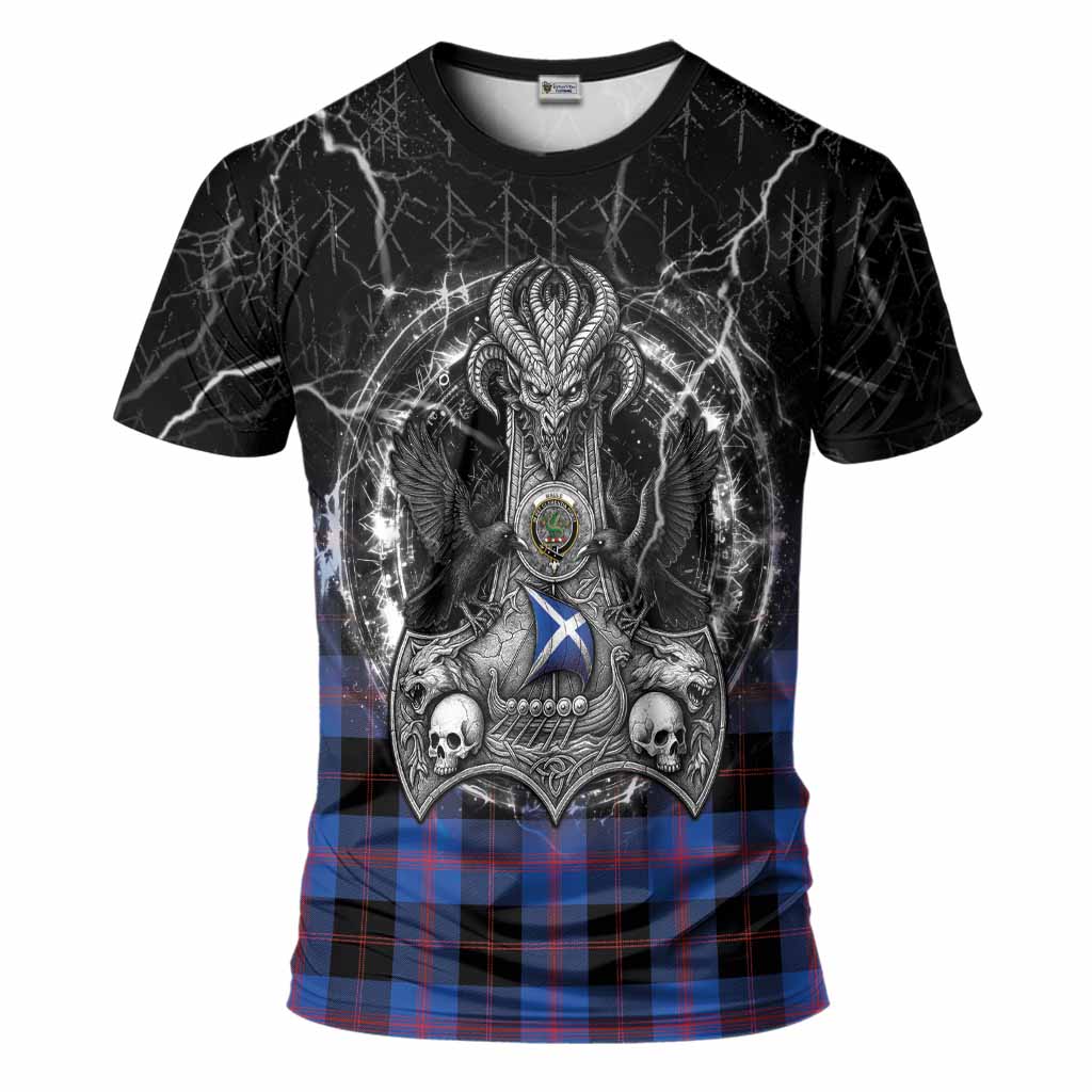 Maule Tartan Crest T-Shirt Celtic Odin's Raven Legacy