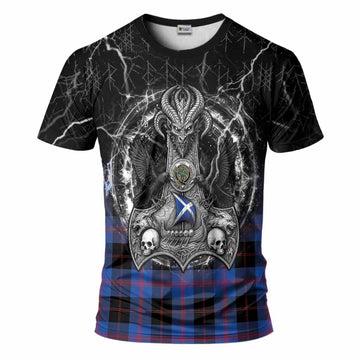 Maule Tartan Crest T-Shirt Celtic Odin's Raven Legacy