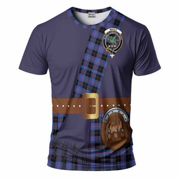 Maule Tartan Crest T-Shirt Kilt Costume Style