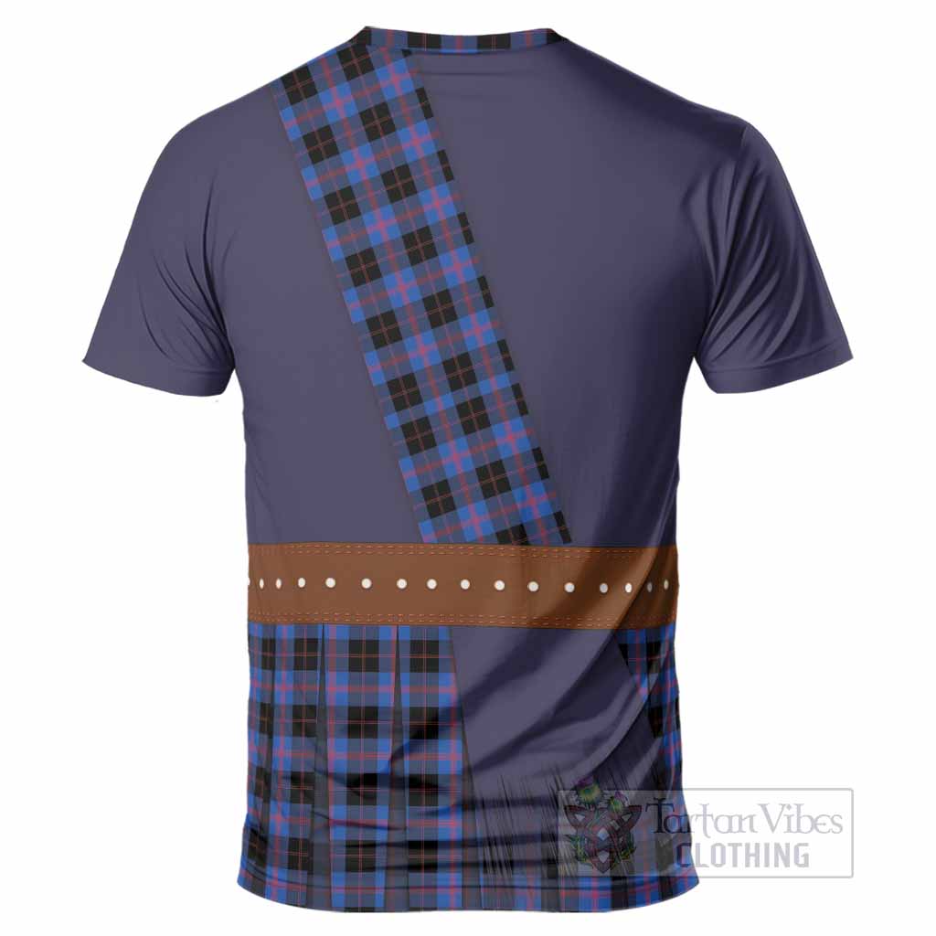 Maule Tartan Crest T-Shirt Kilt Costume Style