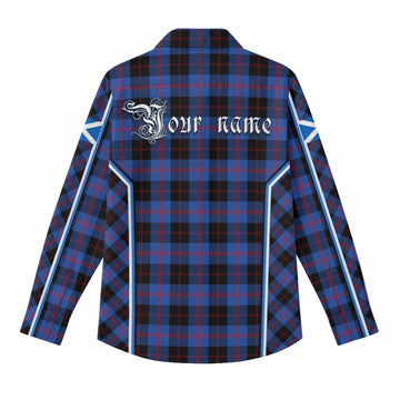 Maule Tartan Crest Women Casual Shirt Scotland Coat of Arm Flag Style - Tartan Vibes Clothing