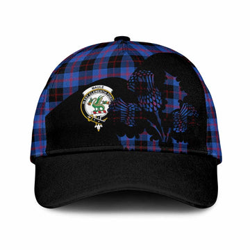 Maule Tartan Family Crest Classic Cap Scotland Thistle Floral Flag Style