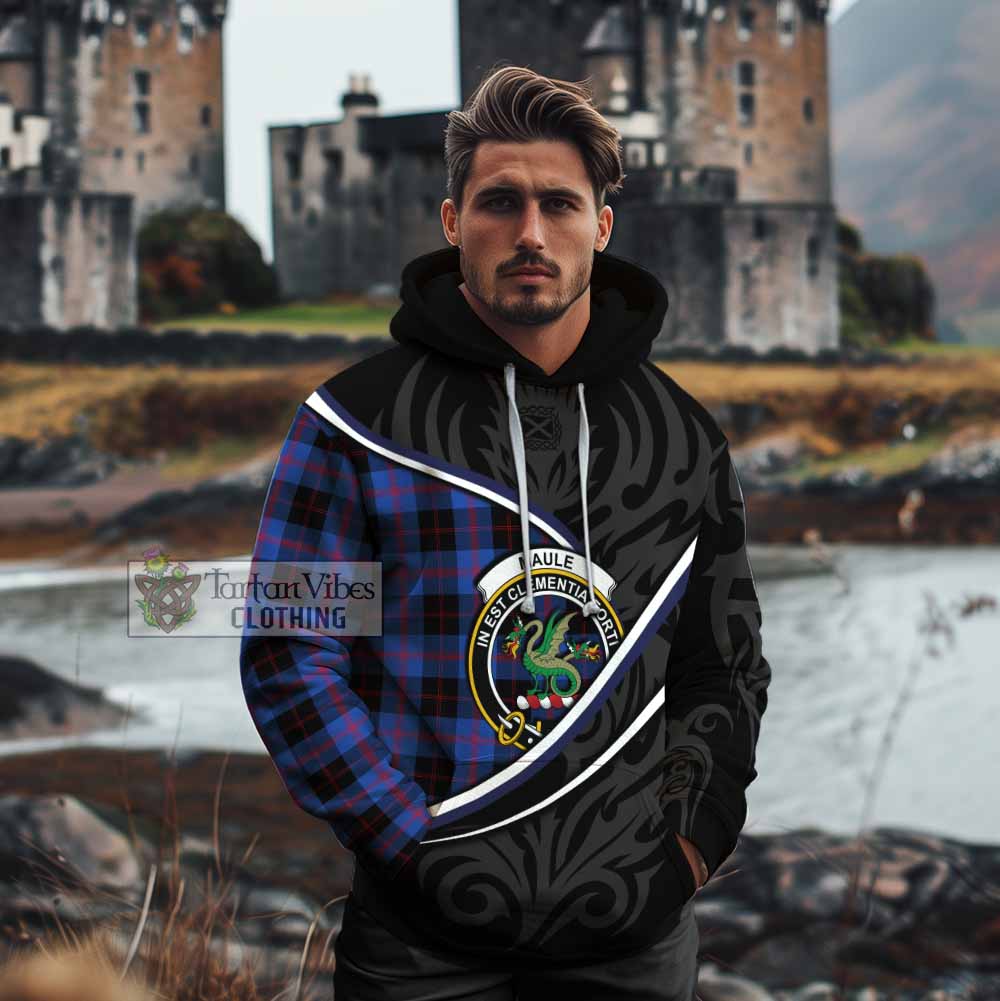 Maule Tartan Family Crest Cotton Hoodie Celtic Scottish Thistle Floral - Tartan Vibes Clothing