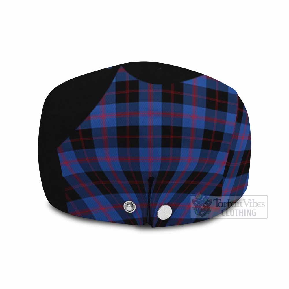 Maule Tartan Family Crest Flat Cap, Jeff Cap Scotland Thistle Floral