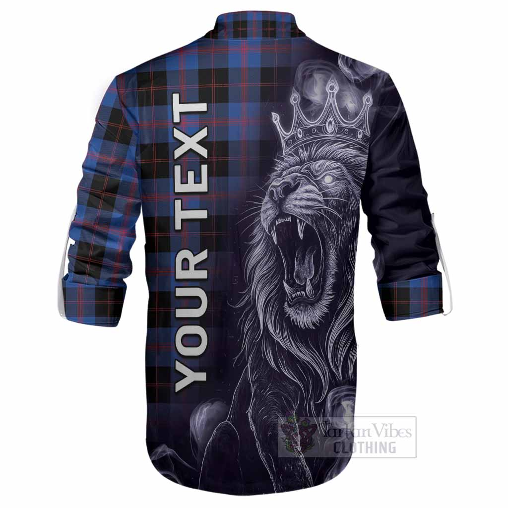Maule Tartan Ghillie Shirt Roaring Lion Heritage