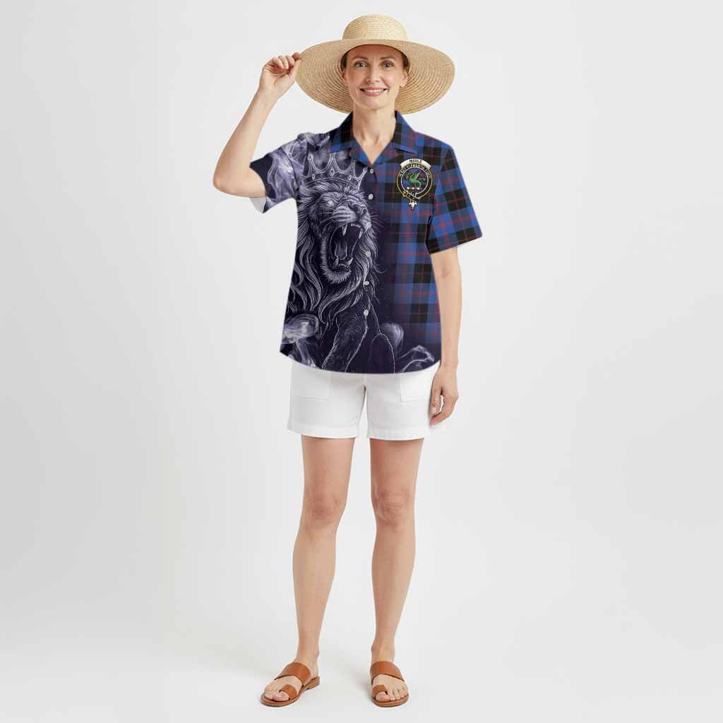 Maule Tartan Hawaiian Shirt Roaring Lion Heritage