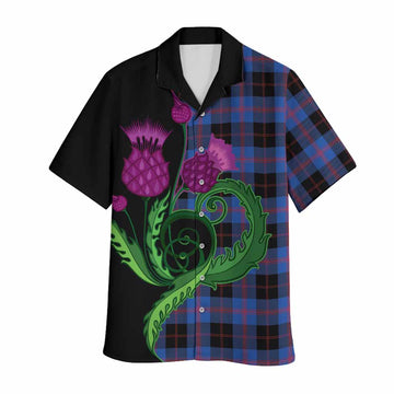 Maule Tartan Hawaiian Shirt Traditional Scottish Thistle