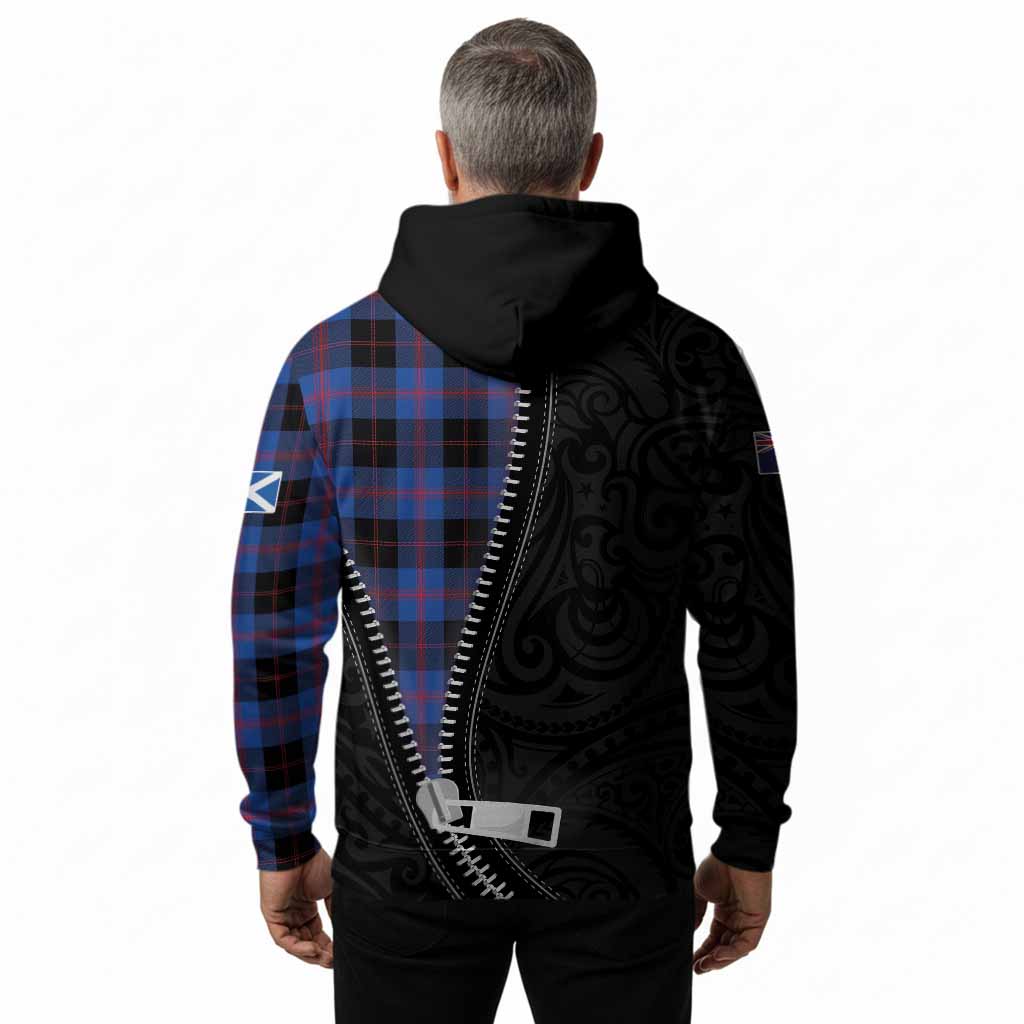 Maule Tartan Hoodie New Zealand Pattern Unique Zipper Stylized