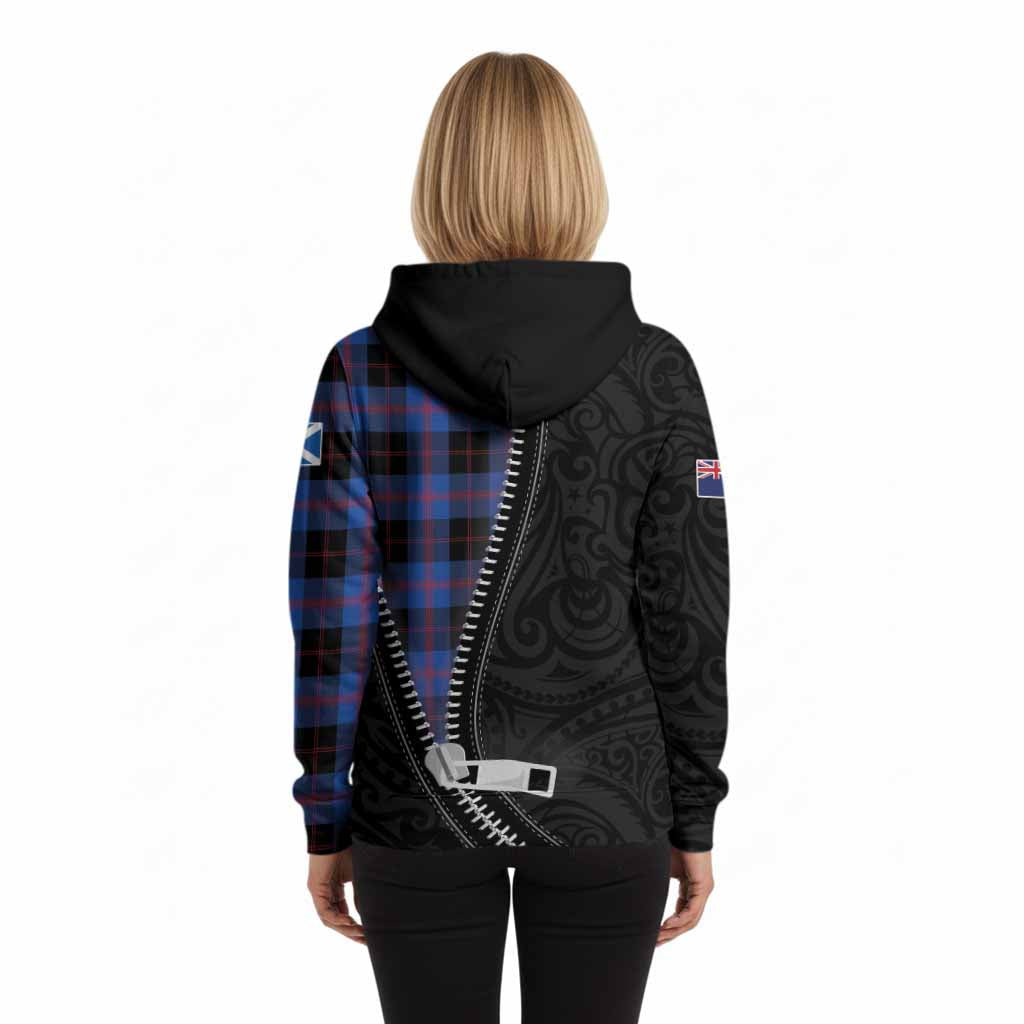 Maule Tartan Hoodie New Zealand Pattern Unique Zipper Stylized