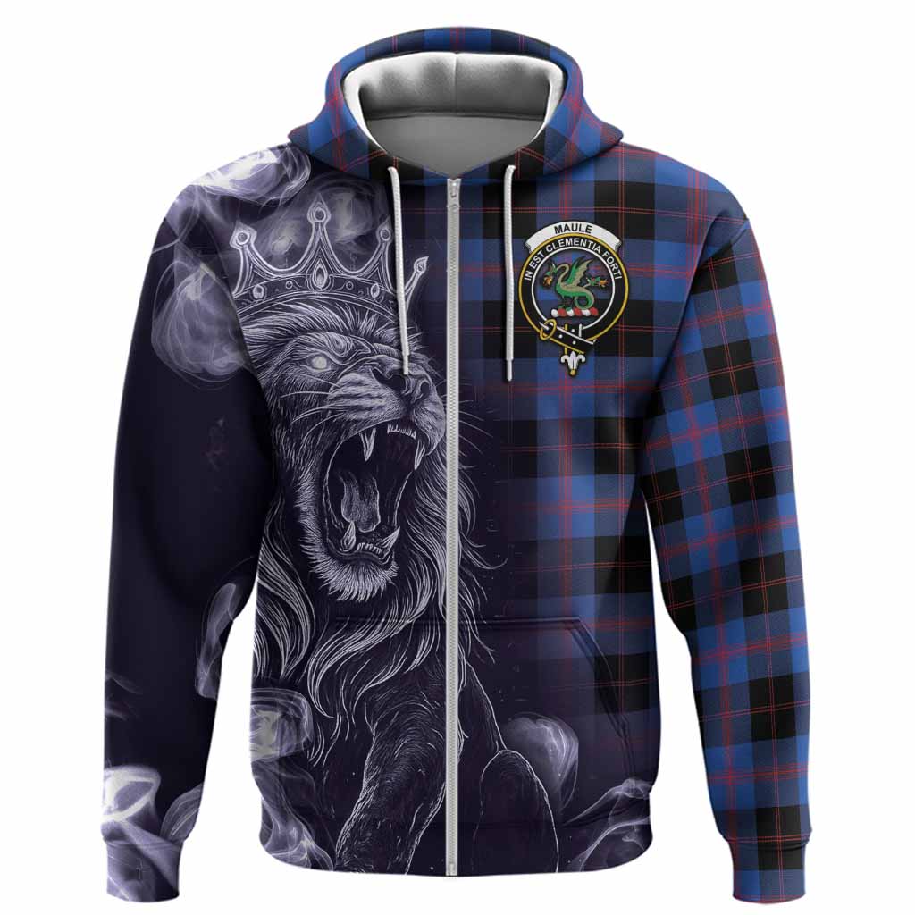 Maule Tartan Hoodie Roaring Lion Heritage