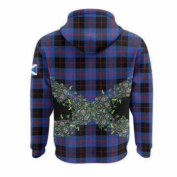 Maule Tartan Hoodie Thistle Scottish Spirit