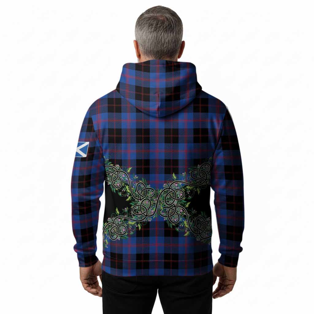 Maule Tartan Hoodie Thistle Scottish Spirit