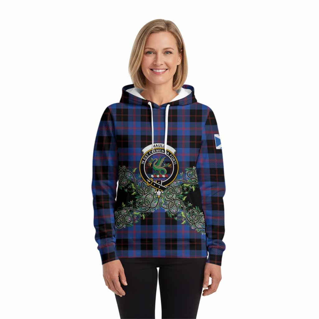 Maule Tartan Hoodie Thistle Scottish Spirit