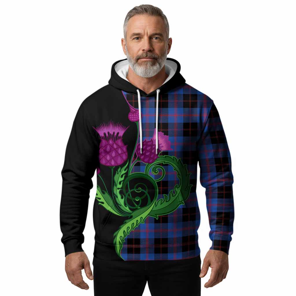 Maule Tartan Hoodie Traditional Scottish Thistle