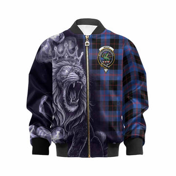 Maule Tartan Kid Bomber Jacket Roaring Lion Heritage