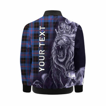 Maule Tartan Kid Bomber Jacket Roaring Lion Heritage