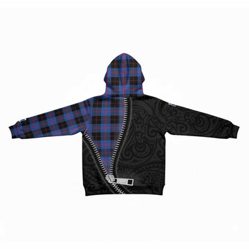 Maule Tartan Kid Hoodie New Zealand Pattern Unique Zipper Stylized