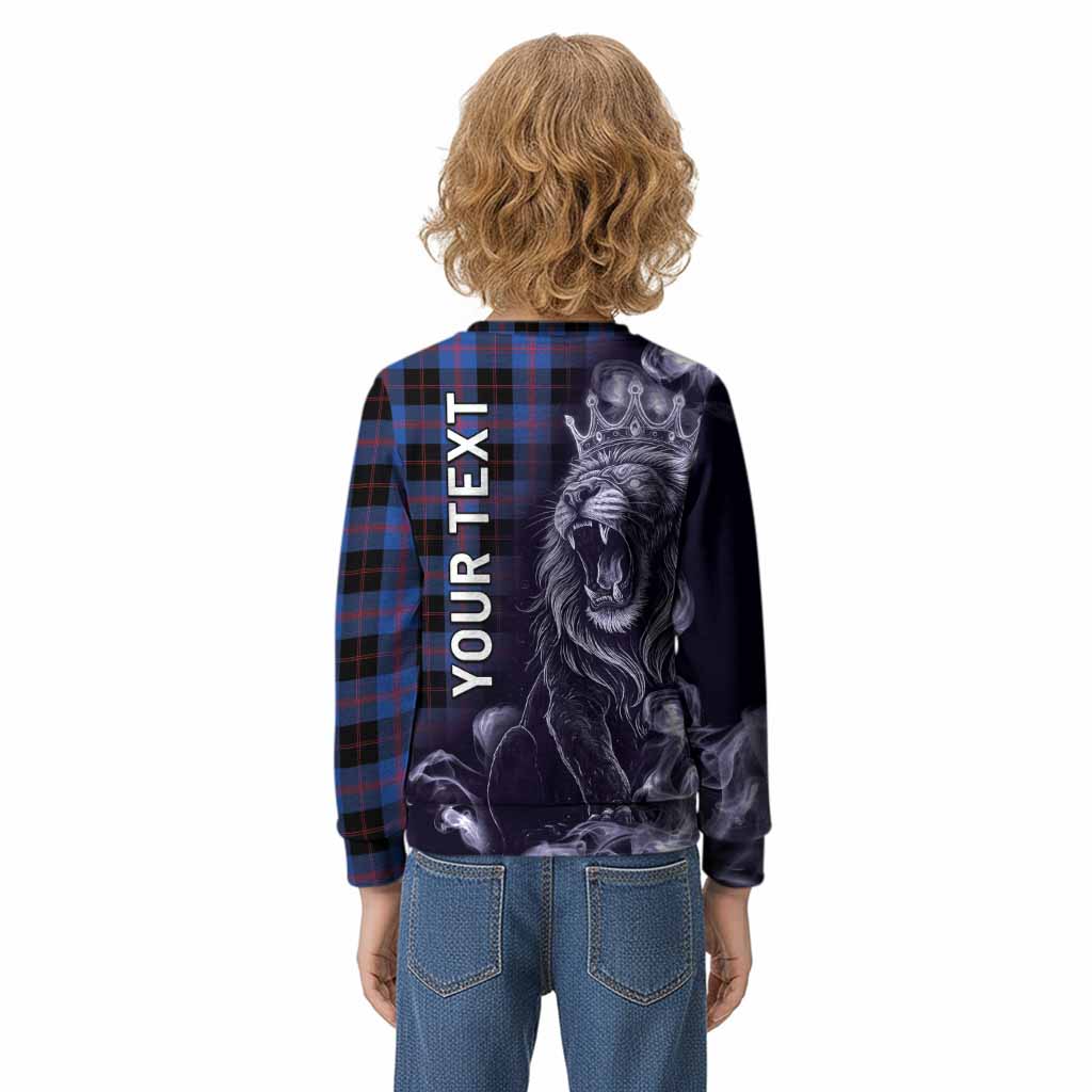 Maule Tartan Kid Knitted Sweatshirt Roaring Lion Heritage