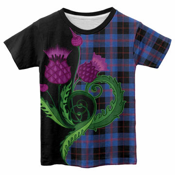 Maule Tartan Kid T-shirt Traditional Scottish Thistle