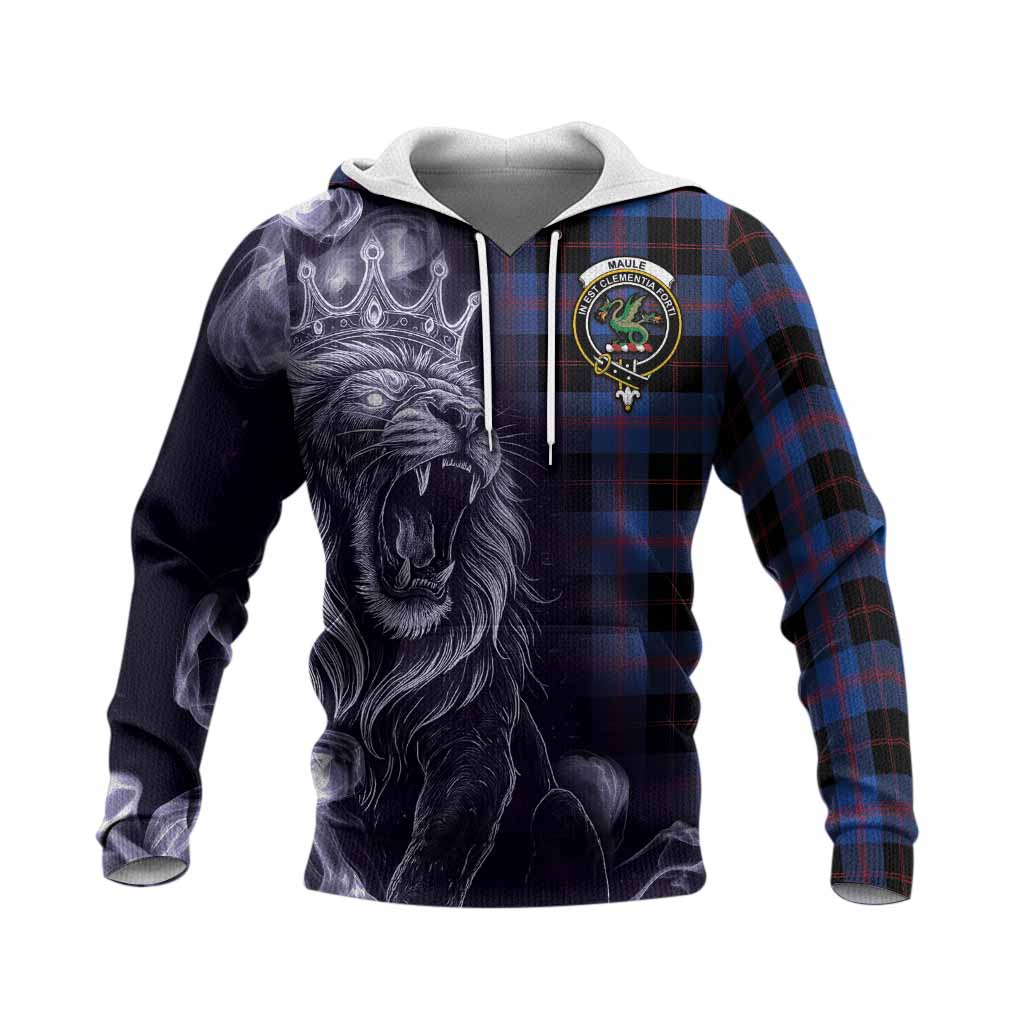 Maule Tartan Knitted Hoodie Roaring Lion Heritage