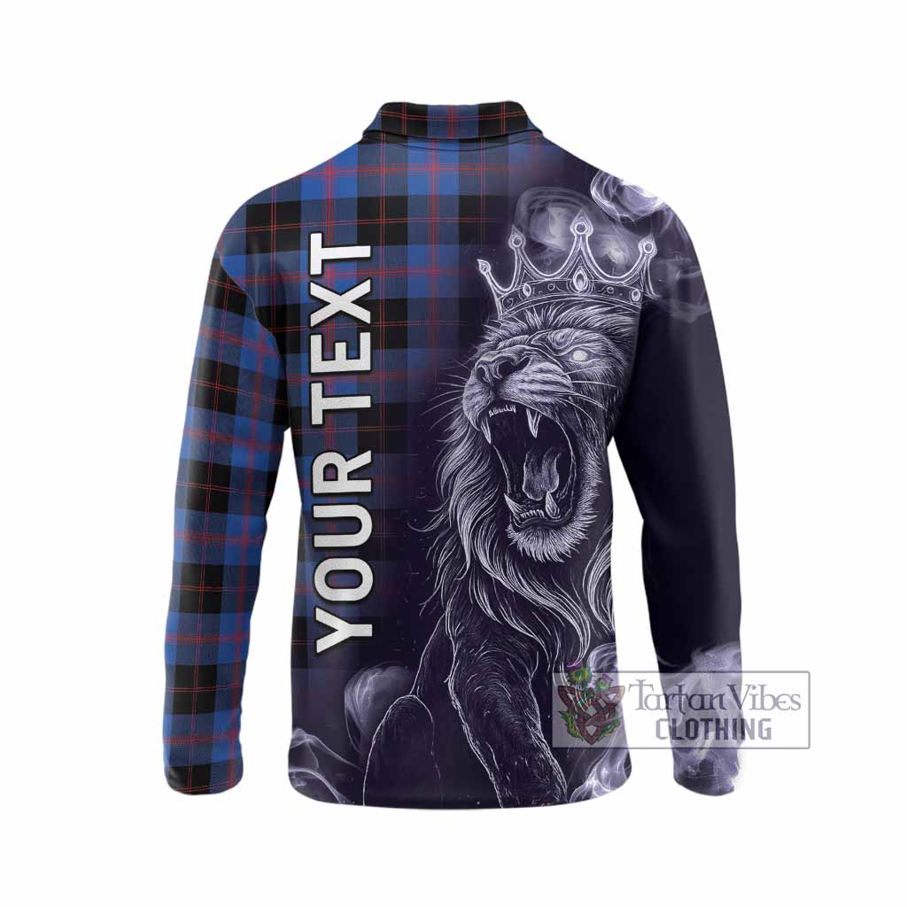 Maule Tartan Long Sleeve Polo Shirt Roaring Lion Heritage