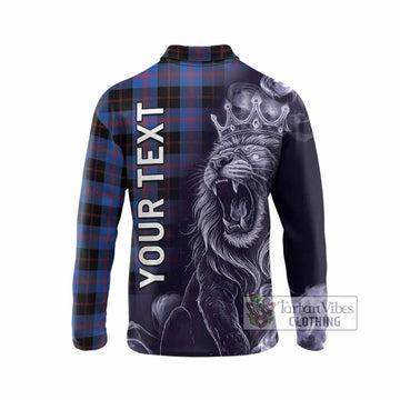 Maule Tartan Long Sleeve Polo Shirt Roaring Lion Heritage