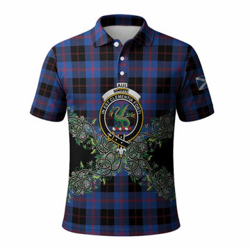 Maule Tartan Polo Shirt Thistle Scottish Spirit