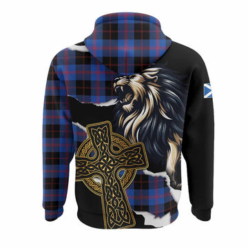 Maule Tartan Scottish Hoodie Lion Celtic Heritage